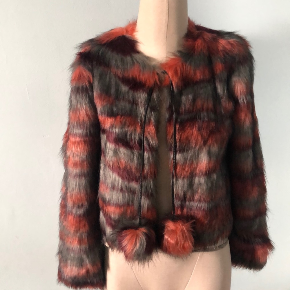 Ramy Brook camo Faux Fur Kris’s Jacket